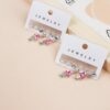 Bộ 3 đôi bông tai hình cá Zirconia