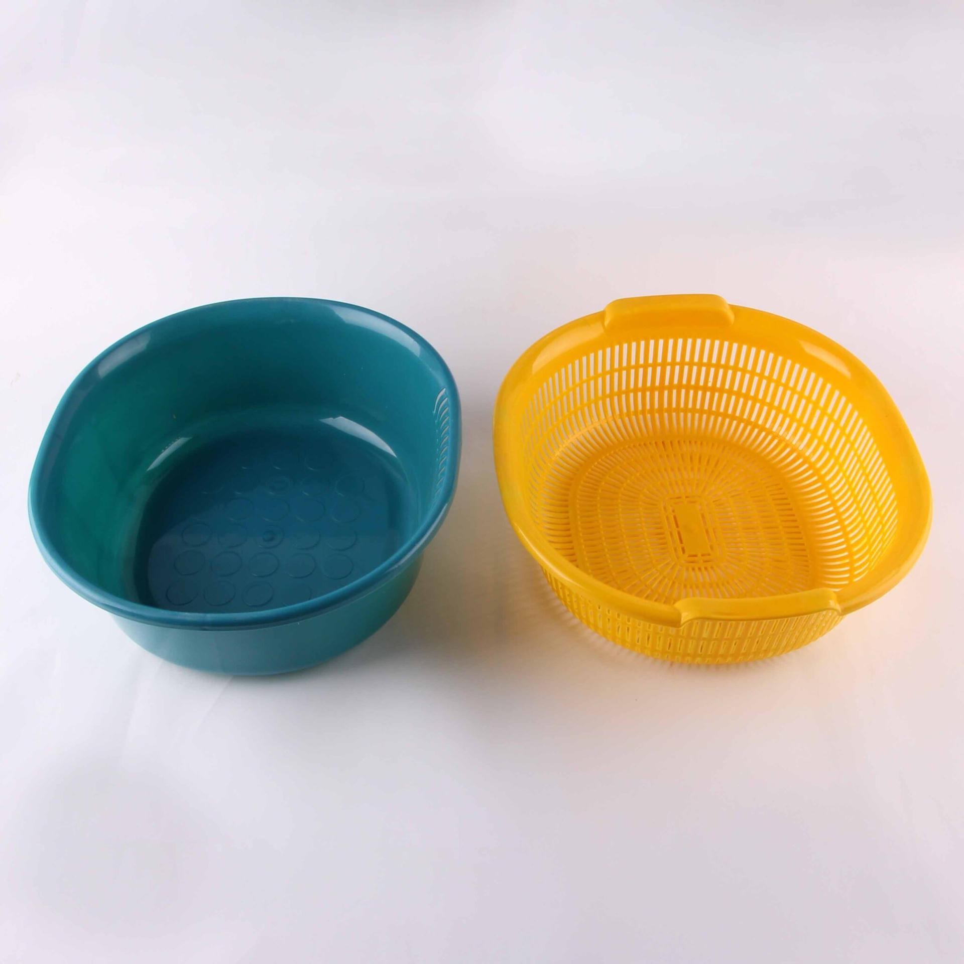 Bộ thau + rổ 2