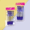 Bộ 6 Bút Bi Trong Suốt (Xanh)