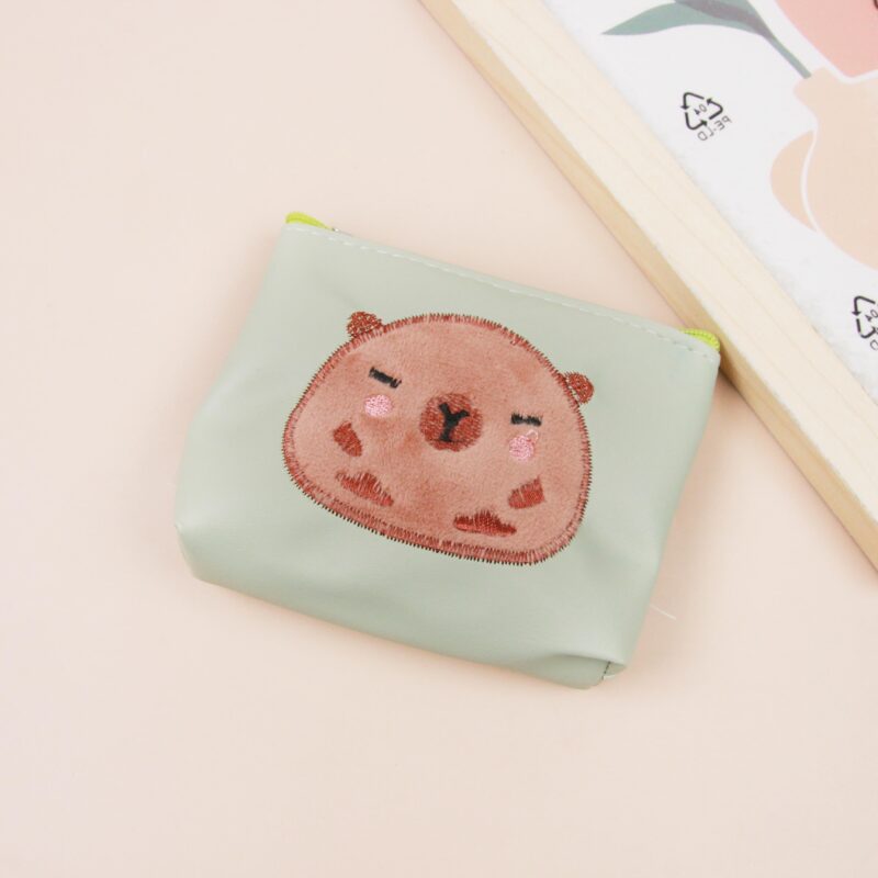 Túi ly hợp nhỏ bằng da Capybara