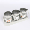 *Hộp gia vị thủy tinh 3 món HL-5335