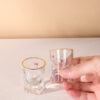Ly rượu nhỏ B013 (viền vàng)